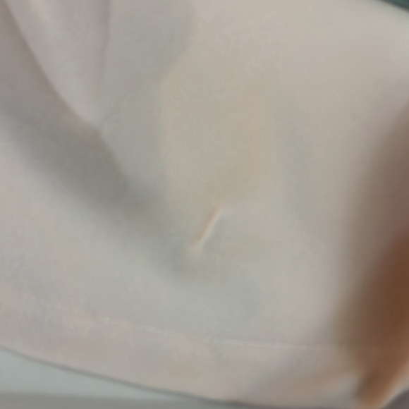 Blush pink,Mock turtle neck,long sleeve, high low ruffle top,dress,large - Picture 7 of 12